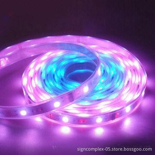 3-in-1 RGB SMD LED Ribbon Light with Chasing, Replacing and Strobe Color Effects